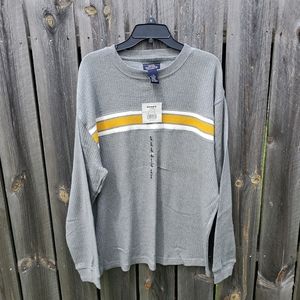 Mens Sonoma Long Sleeve Ribbed Shirt L